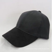 Faux couro moda boné de beisebol tecido cap (wb-080051)